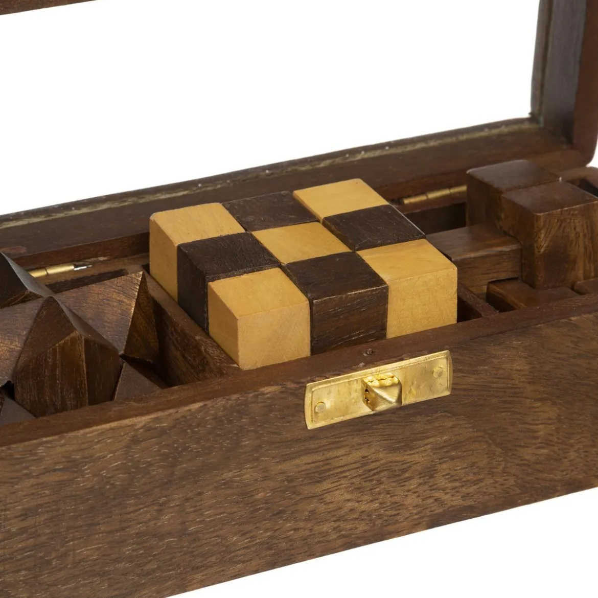 JEU CASSE TETE BOIS D.17.5X6X7CM