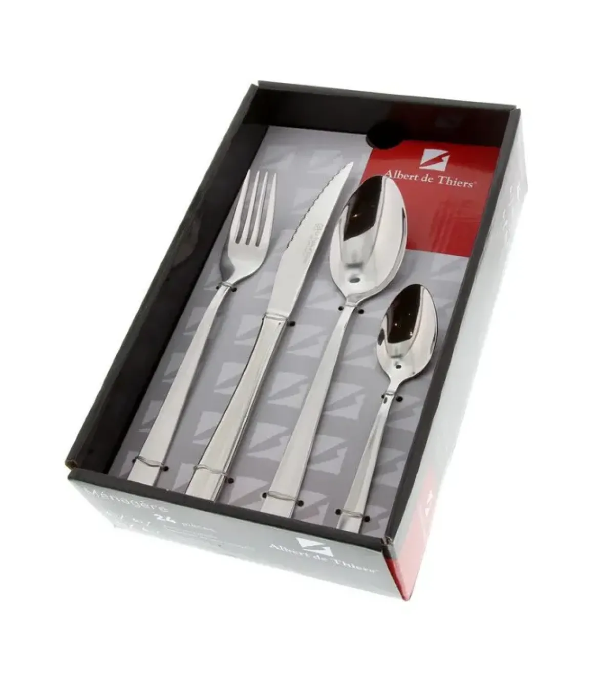 JULIETTE MENAGERE 24 PIECES INOX