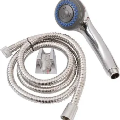 KIT DOUCHETTE 3 FONCTIONS ANTICALCAIRE   FLEXIBLE 150 CM   C