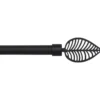 KIT EXT 120 A 210CM D.19 EMBOUT AMAZONIA NOIR MAT