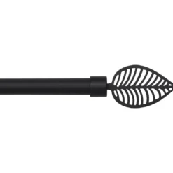 KIT EXT 120 A 210CM D.19 EMBOUT AMAZONIA NOIR MAT