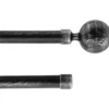 KIT EXT 120 210 CM D19 DOUBLE BARRES EMBOUT PALOMA NOIR ARG