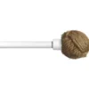 KIT EXT 140 260CM D19 EMBOUT ADA BLANC MAT