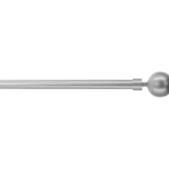 KIT EXT 140 260CM D19 EMBOUT BOULE GRIS ARGENTE
