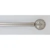 KIT EXT 120 210 CM D19 EMBOUT BOULE PERFOREE ARGENT