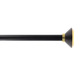 KIT EXT 120 210CM D19 EMBOUT CONI OR NOIR