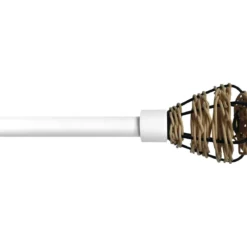 KIT EXT 90 160CM D19 EMBOUT EVA BLANC MAT
