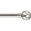 KIT EXT 120 210 CM D16 EMBOUT FLORENCE ARGENT