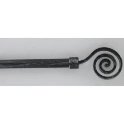 KIT EXT 120210 CM D19 EMBOUT MAISON DE FAMILLE  NOIR ARGENT