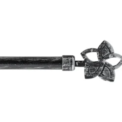 KIT EXT 120 210 CM D16 EMBOUT MALE NOIR ARGENT