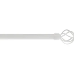 KIT EXT 120 210CM D19 EMBOUT TOUPIE BLANC MAT