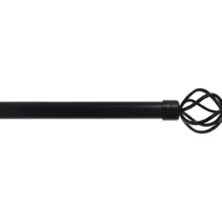 KIT EXT 120 210CM D19 EMBOUT TOUPIE NOIR MAT