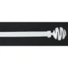 KIT EXT 120 210 CM D19 EMBOUT VILLALOUISE BLANC LAQUE