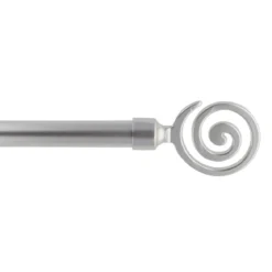 KIT EXT 120 210CM D19 EMBOUT ZOLA GRIS ARGENTE