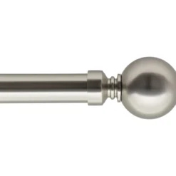 KIT EXT 120 210CM D.28MM EMBOUT BOULE ARGENT MAT