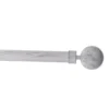 KIT EXT 120 210CM D.28MM EMBOUT GAIA BLANC NOIR