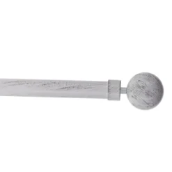 KIT EXT 120 210CM D.28MM EMBOUT GAIA BLANC NOIR