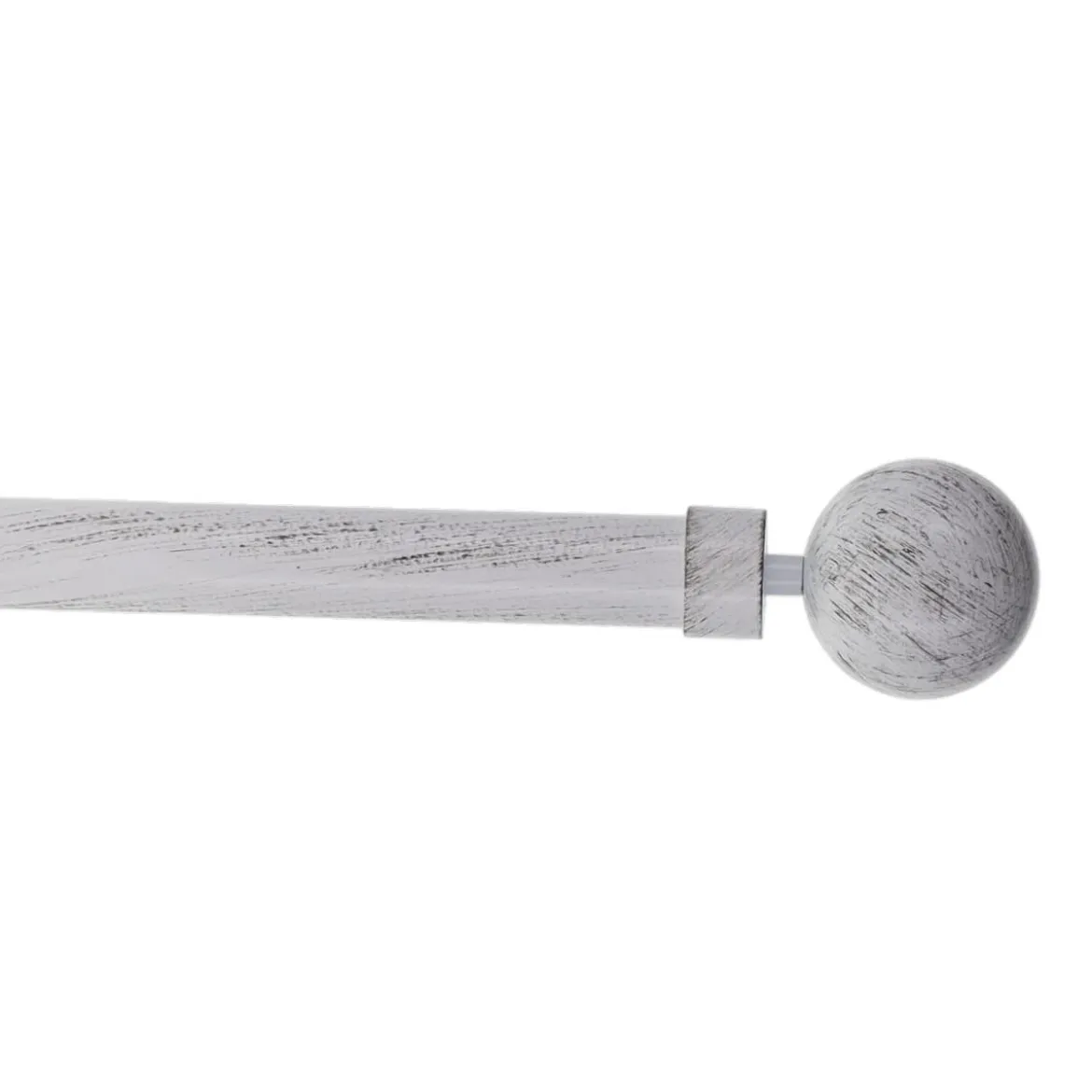 KIT EXT 120 210CM D.28MM EMBOUT GAIA BLANC NOIR
