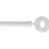 KIT EXT 120 210CM D.19MM EMBOUT NEW LOOK BLANC LAQUE