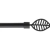 KIT EXT 120 210CM D.16MM EMBOUT SEVIGNE NOIR MAT