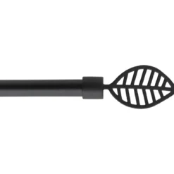 KIT EXT 120 210CM D.16MM EMBOUT SEVIGNE NOIR MAT