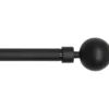 KIT EXT D.19CM EMBOUT BASIC NOIR MAT