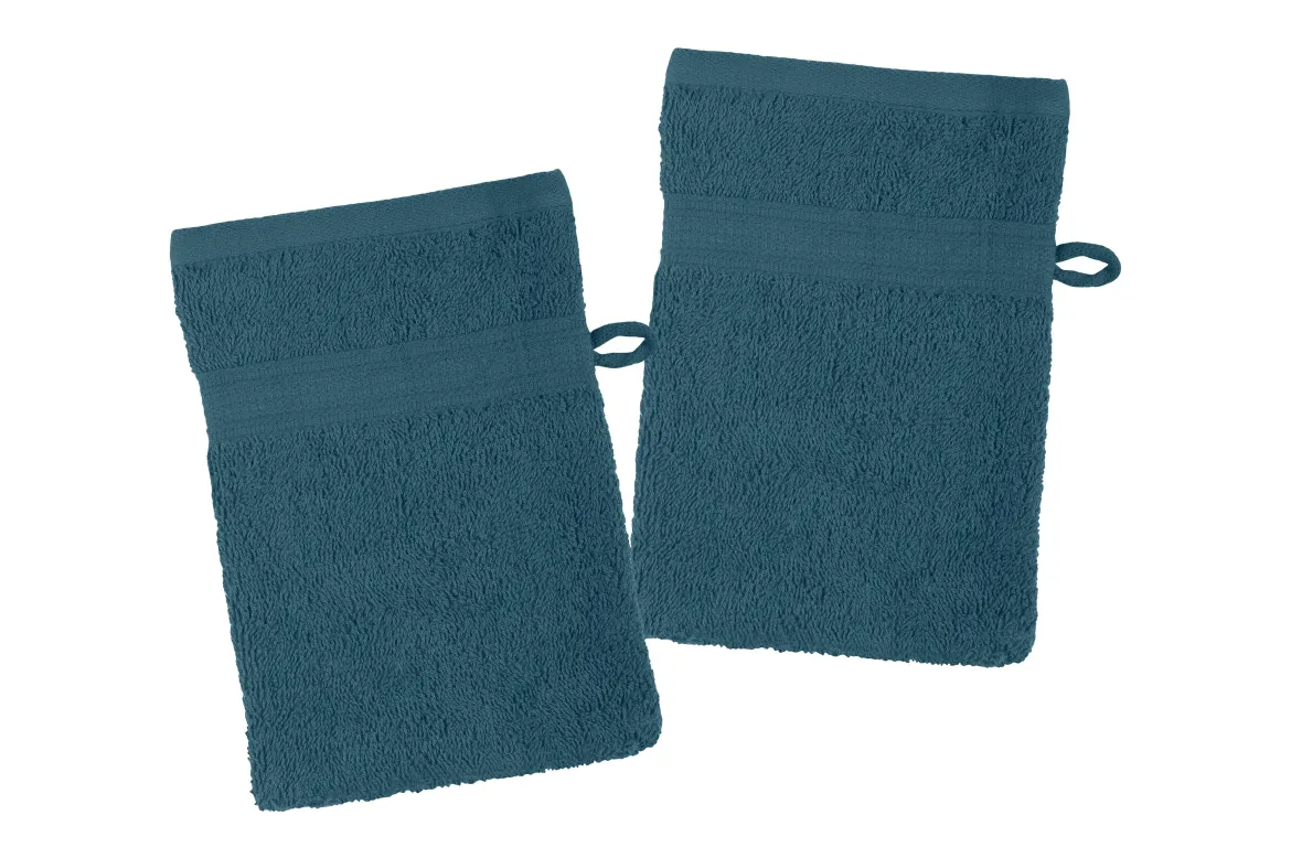 LAGUNE LOT 2 GANTS 15X21 PETROLE