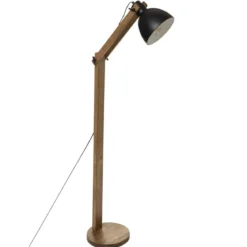 LAMPADAIRE ARC CUBA NOIR H.158CM