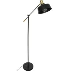 LAMPADAIRE ARC FLOWER NOIR H.155CM