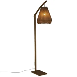 LAMPADAIRE ARC PALM NATUREL H.158CM