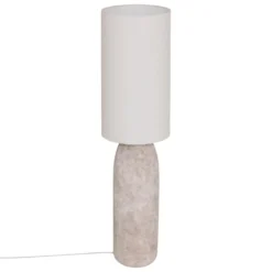 LAMPADAIRE CYLINDRE KEYAH GRIS H.111CM