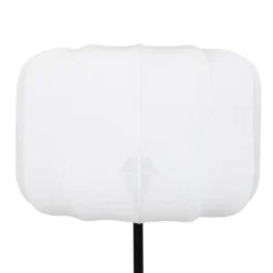 LAMPADAIRE DROIT COTON TOBIE BLANC H.150CM