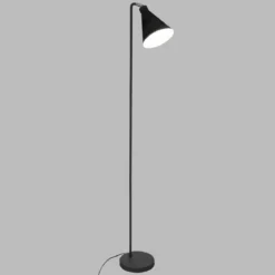 LAMPADAIRE DROIT LINN NOIR H.150CM