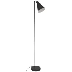 LAMPADAIRE DROIT LINN NOIR H.150CM