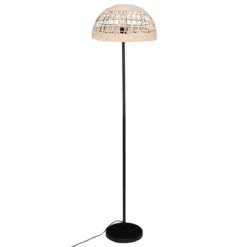 LAMPADAIRE DROIT ROTIN RORY NATUREL H.150CM