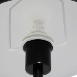 LAMPADAIRE DROIT SAVIO NOIR H.140 CM
