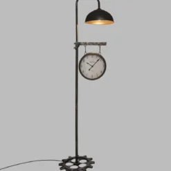 LAMPADAIRE HORLOGE PEREZ GGAL H.188CM