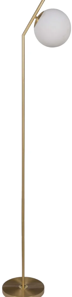 LAMPADAIRE METAL DORE D.38X25X166CM
