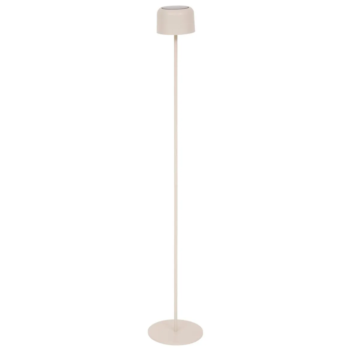 LAMPADAIRE SOLAIRE BOLTY RECHARGEABLE USBC ARGILE H.120CM