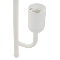LAMPADAIRE TISSU BLANCA BGE H.124CM