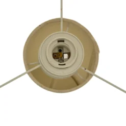 LAMPADAIRE TISSU BLANCA BGE H.124CM