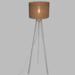LAMPADAIRE TREPIED ELVA NATUREL H.143CM