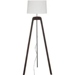 LAMPADAIRE TREPIED ORIGINES BLANC H.173CM