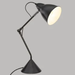 LAMPE ARC AUDE NOIR H.62CM
