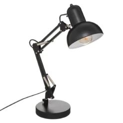 LAMPE ARC BREN NOIR H.55.8CM