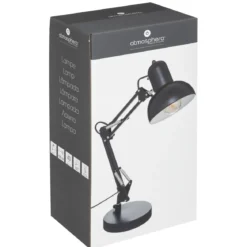 LAMPE ARC BREN NOIR H.55.8CM
