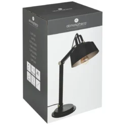 LAMPE ARC SOUL NOIR H.55.8CM