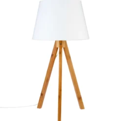 LAMPE BAHI BLANC H.55CM