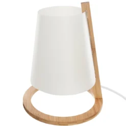 LAMPE BAMBOU ABAT JOUR PLASTIQUE H.26CM