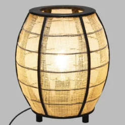 LAMPE BAMBOU H.27CM